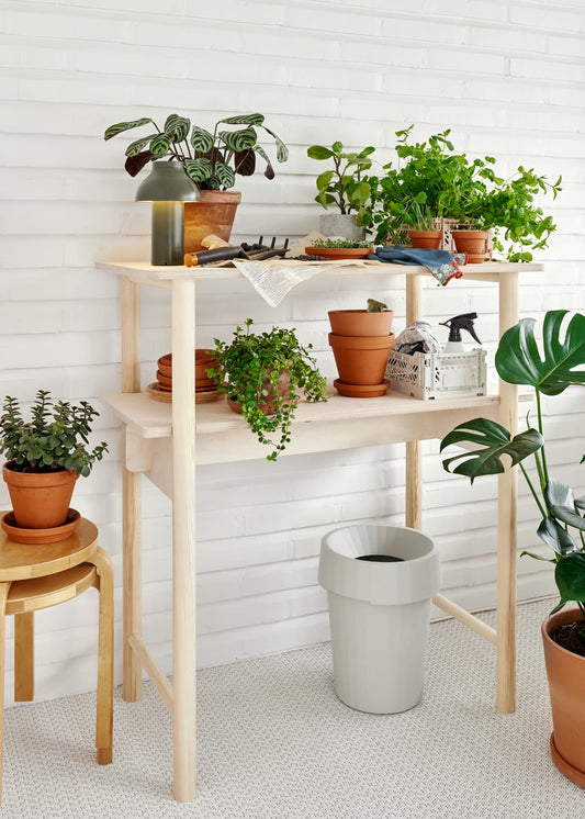 Shade Bin, off white