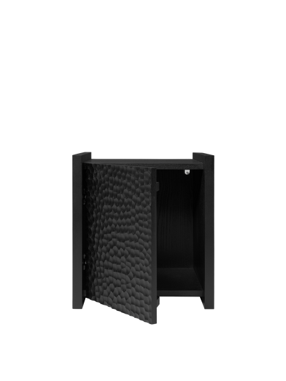 Scarni side table dark stained ash