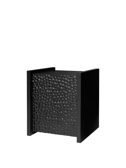 Scarni side table dark stained ash