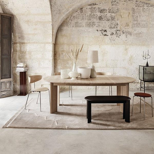 Ferm Living Hebe Table Lamp Medium White M. White Shade