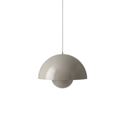 Flowerpot VP2 Pendant Lamp by &tradition #Grey/Beige