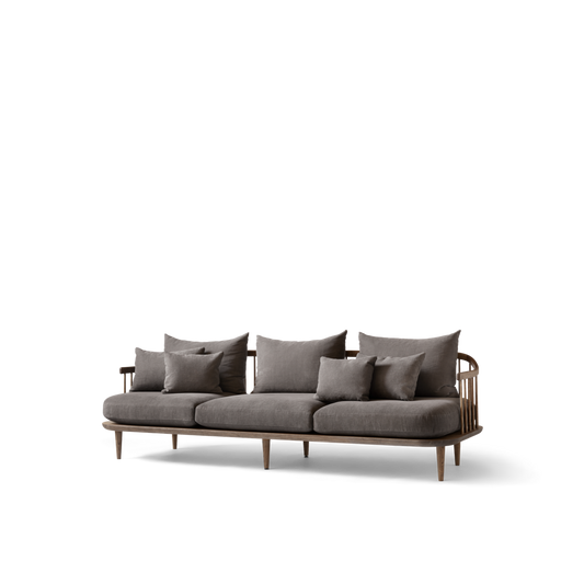 FLY SC12 - 3 seater fabric sofa