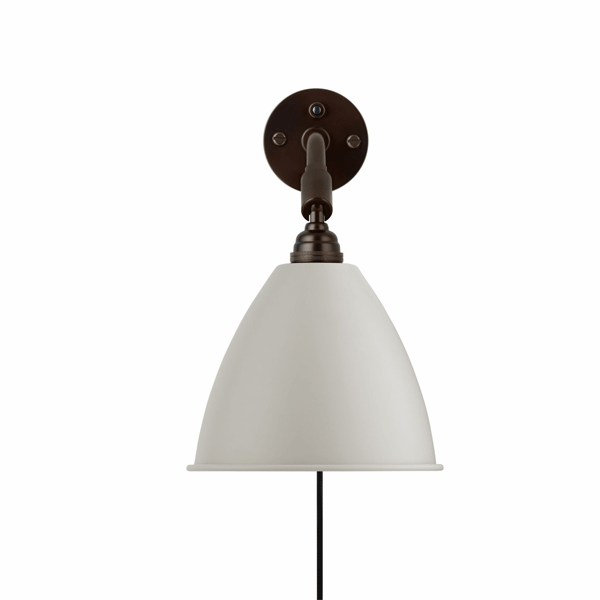 Bestlite BL7 Wall Light by GUBI #Black brass / White
