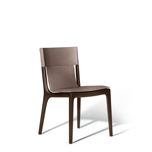 ISADORA - Tanned leather chair
