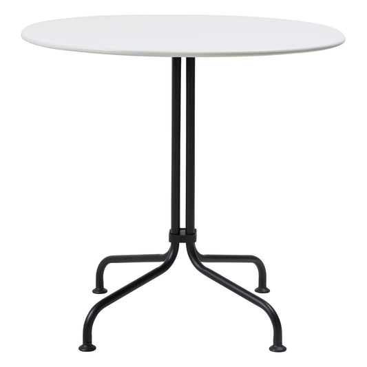 Carmel Bistro dining table, 75 x 75 cm, black - clam white