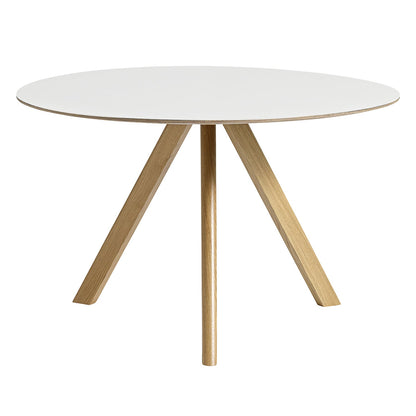 CPH20 2.0 table, 120 cm, lacquered oak - white laminate