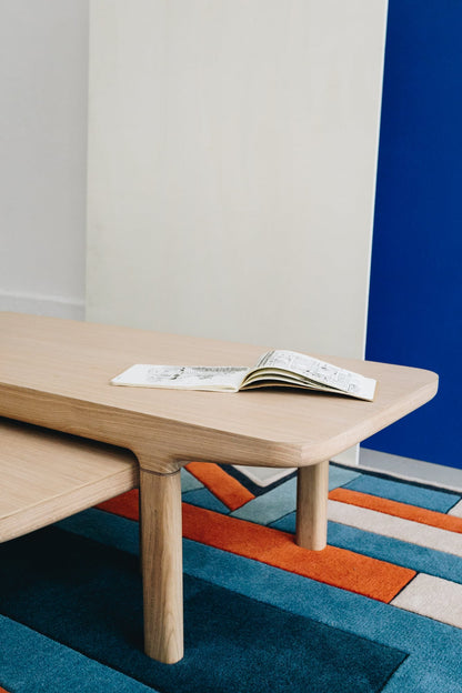 Camille L29 coffee table, natural oak
