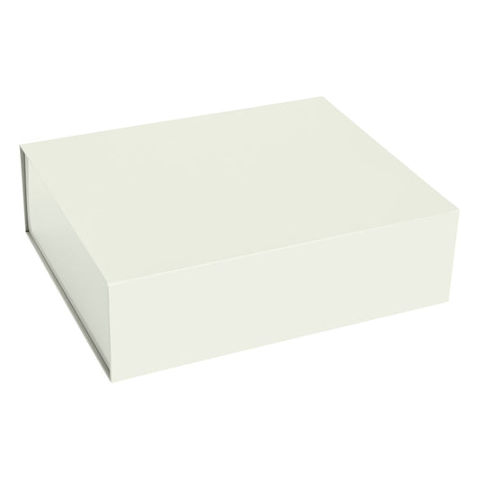Colour Storage box, L, chalk white