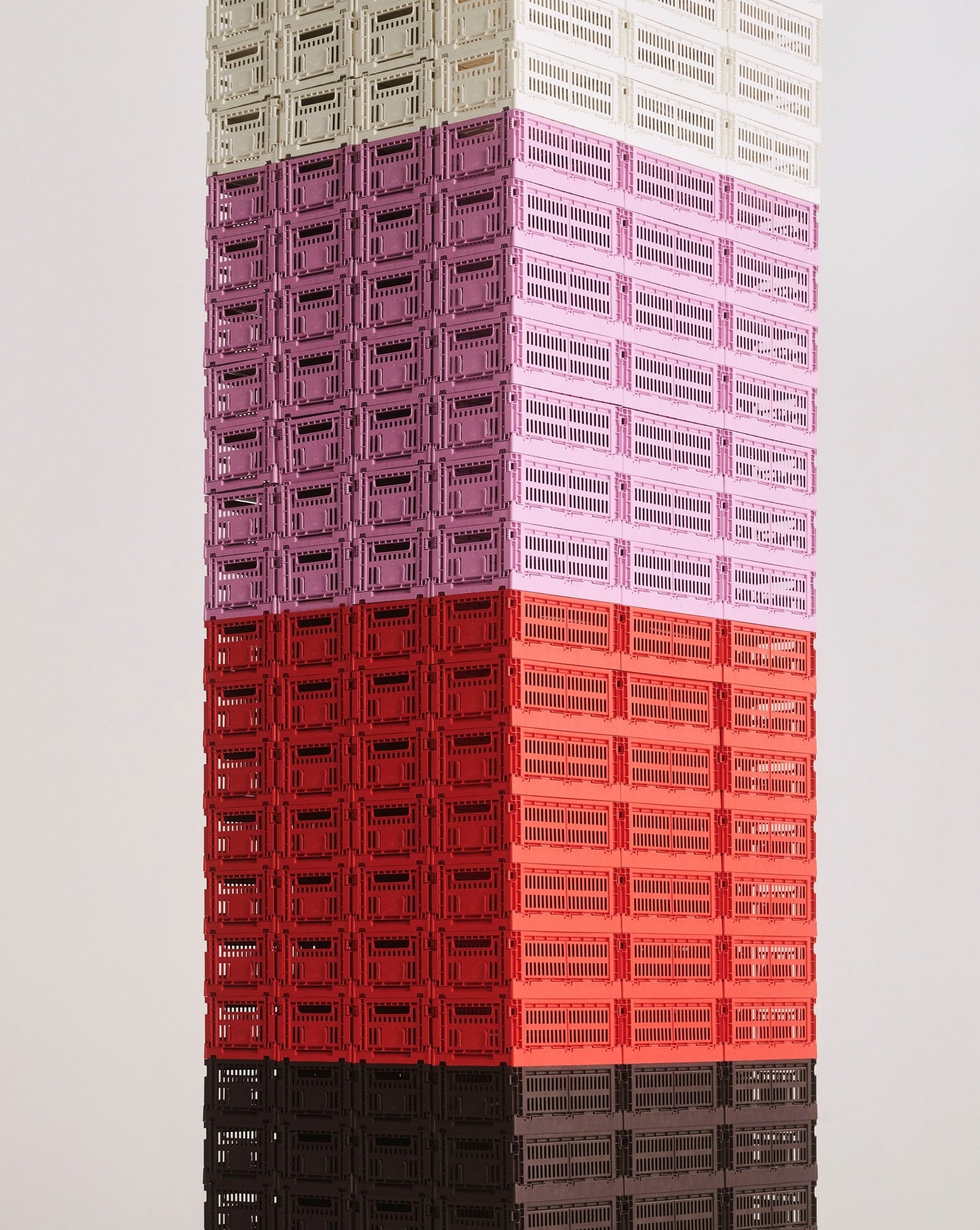 Colour Crate, S, recycled plastic, bordeaux