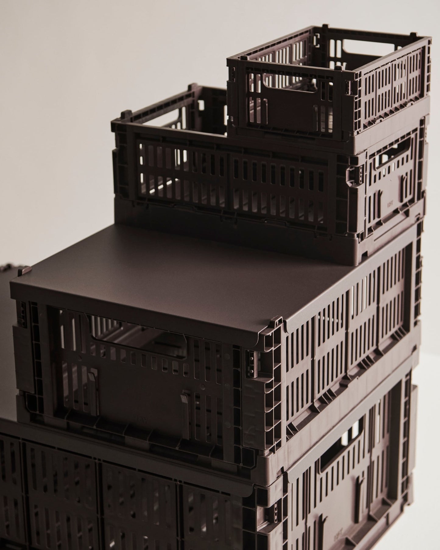 Colour Crate, XL, recycled plastic, bordeaux