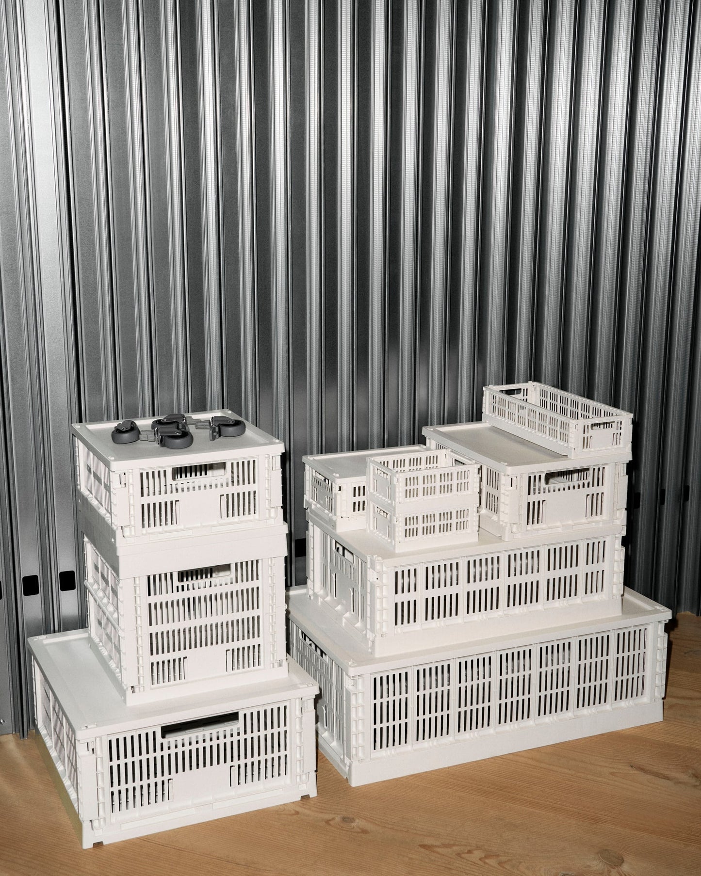 Colour Crate Mini, Oblong, recycled plastic, off-white