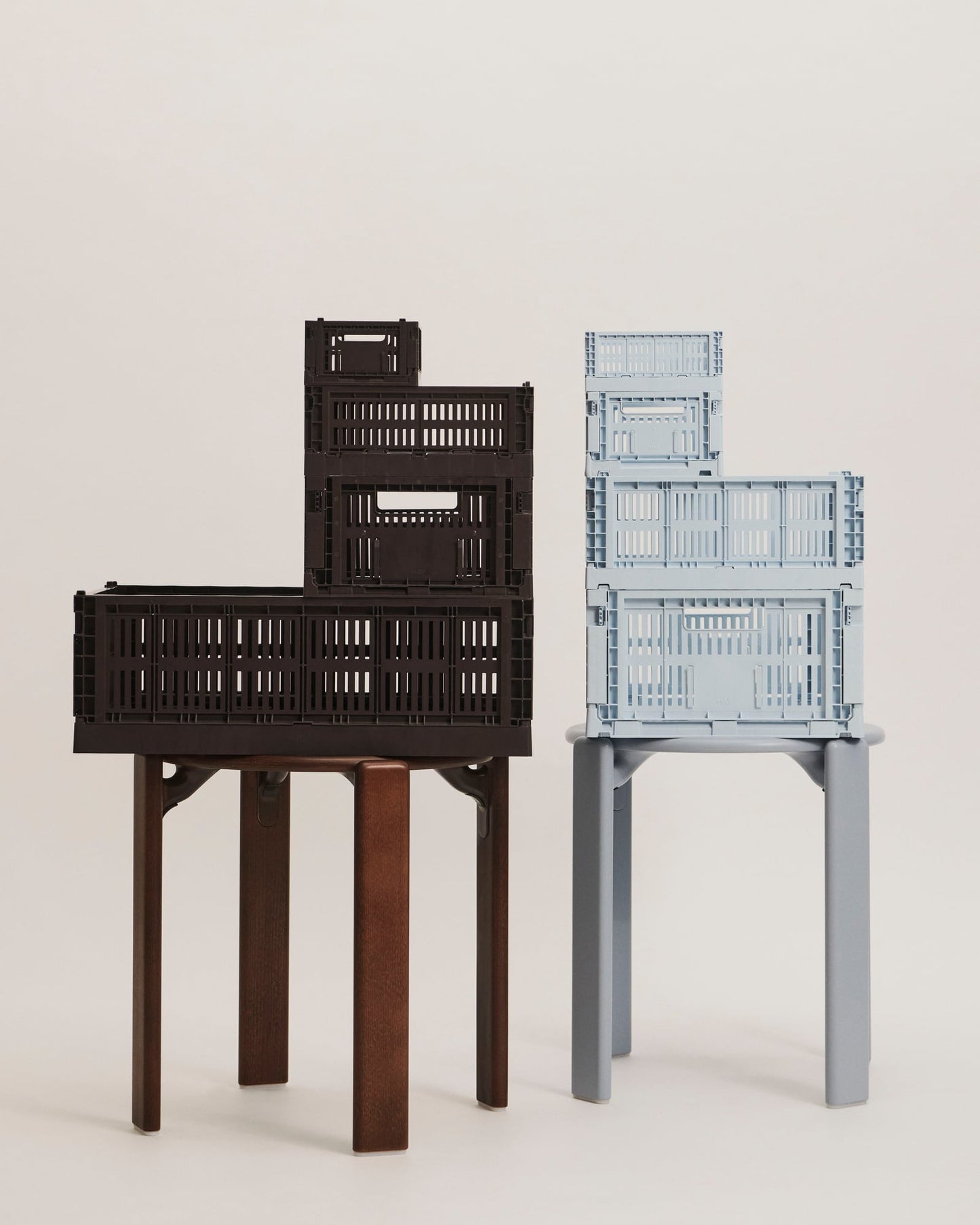 Colour Crate, L, recycled plastic, bordeaux