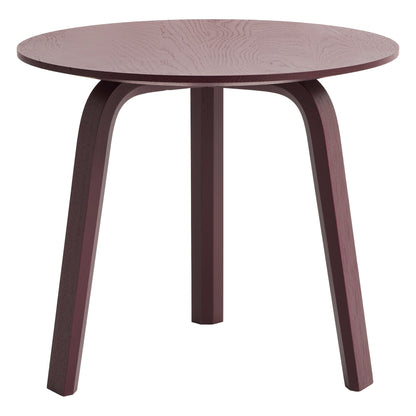 Bella coffee table 45 cm, low, dark bordeaux