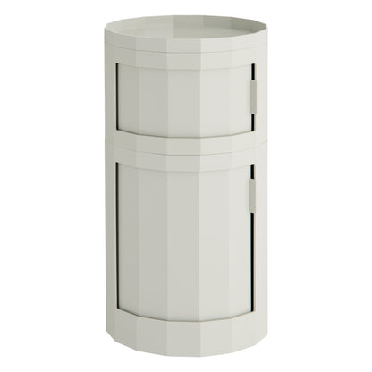 Facet cabinet 110, incl. feet and castors, misty grey
