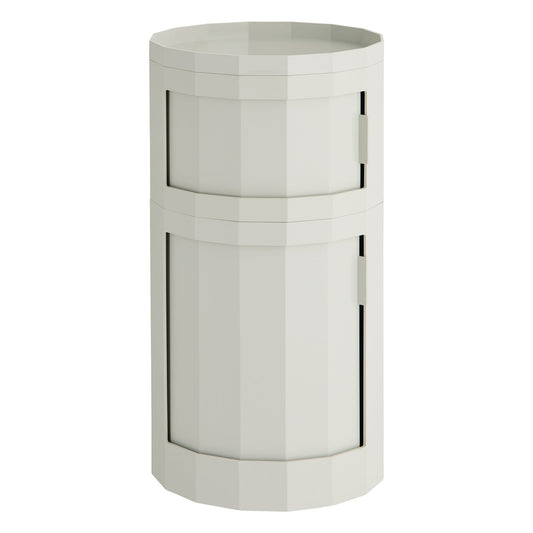 Facet cabinet 110, incl. feet and castors, misty grey