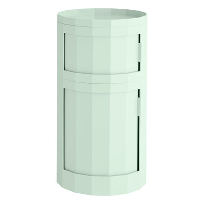 Facet cabinet 110, incl. feet and castors, soft mint