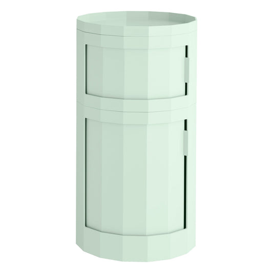 Facet cabinet 110, incl. feet and castors, soft mint