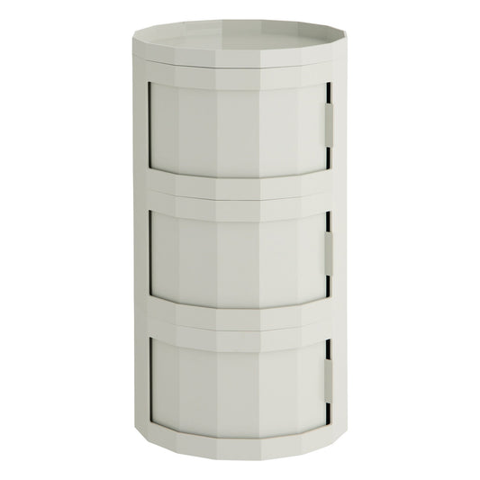 Facet cabinet 30, three doors, misty grey