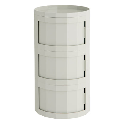 Facet cabinet 30, three doors, misty grey