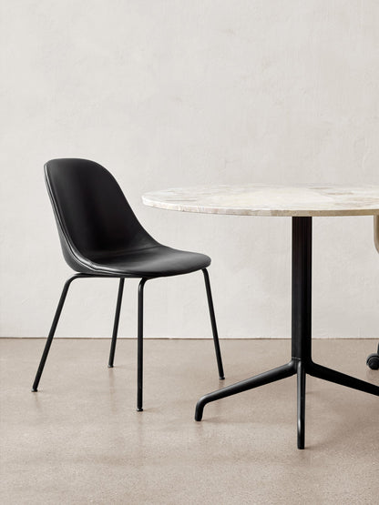Harbour Side Dining Chair, Steel Base, Upholstered Shell
