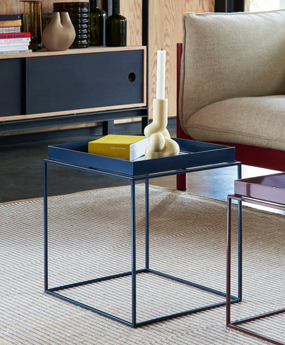 Tray table medium square, deep blue