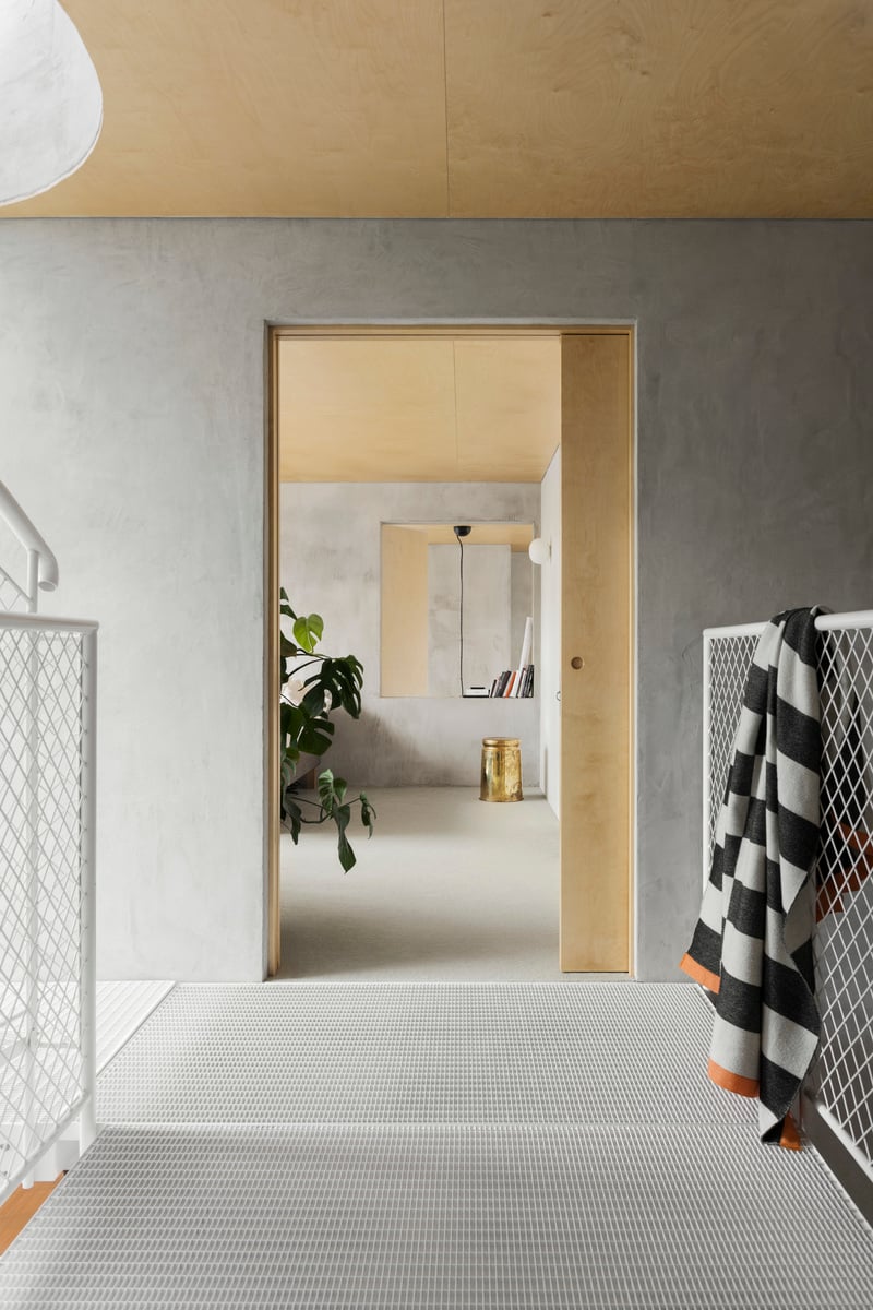 Last stool, polished brass