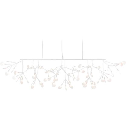 Heracleum III Linear Pendant Lamp by Moooi #White