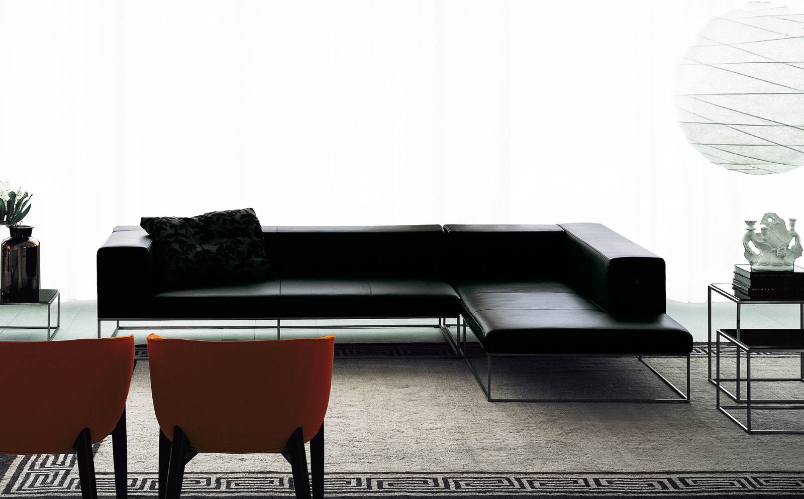 ILE - Sectional modular sofa with removable cover