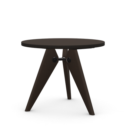 Guéridon table by Vitra #Ø 900 mm / solid dark oak, prot. varnish