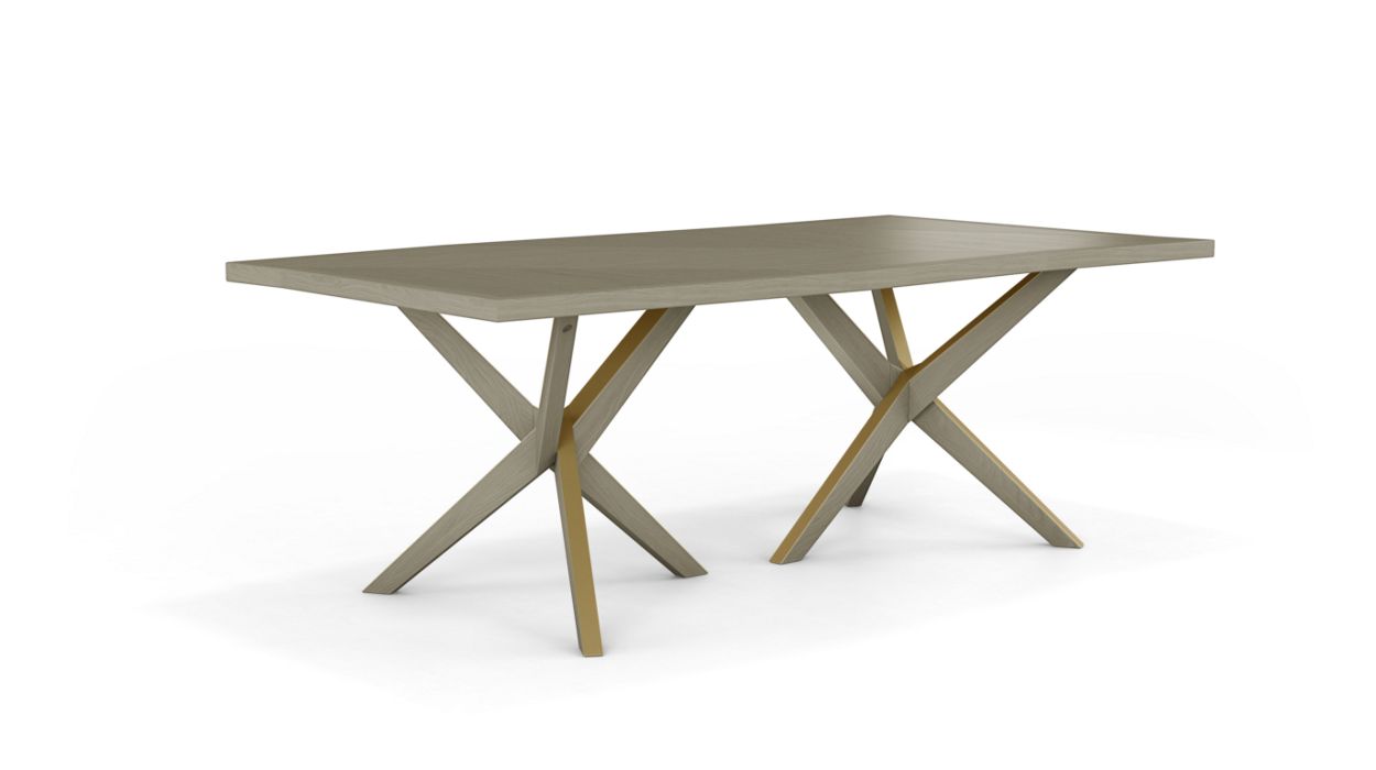JANE DINING TABLE + BRASS by Roche Bobois