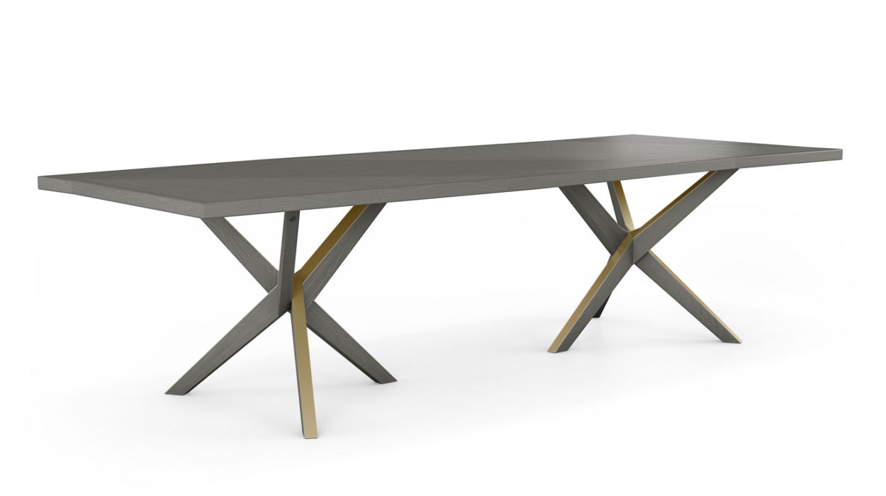 JANE DINING TABLE + BRASS by Roche Bobois