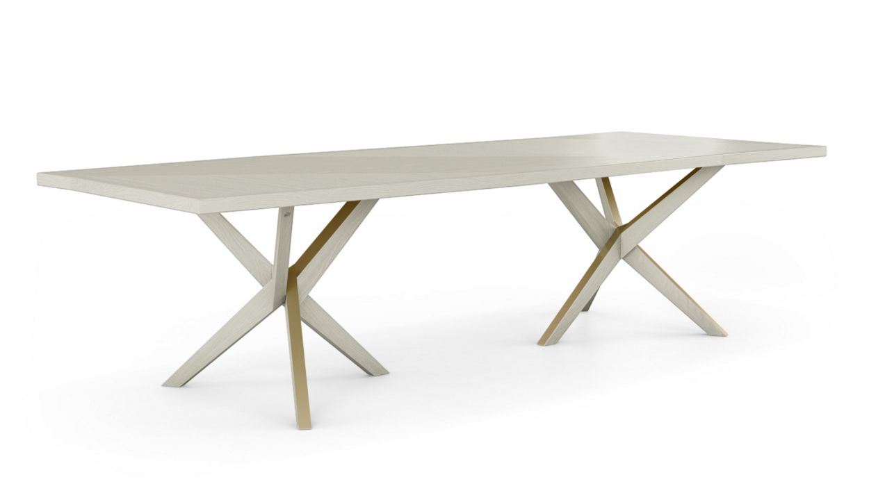 JANE DINING TABLE + BRASS by Roche Bobois