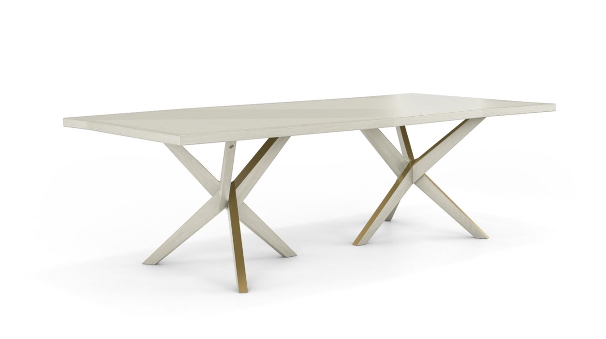JANE DINING TABLE + BRASS by Roche Bobois