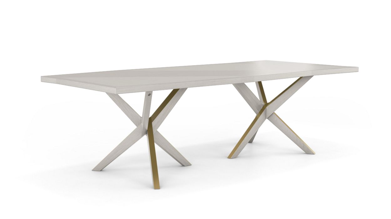 JANE DINING TABLE + BRASS by Roche Bobois