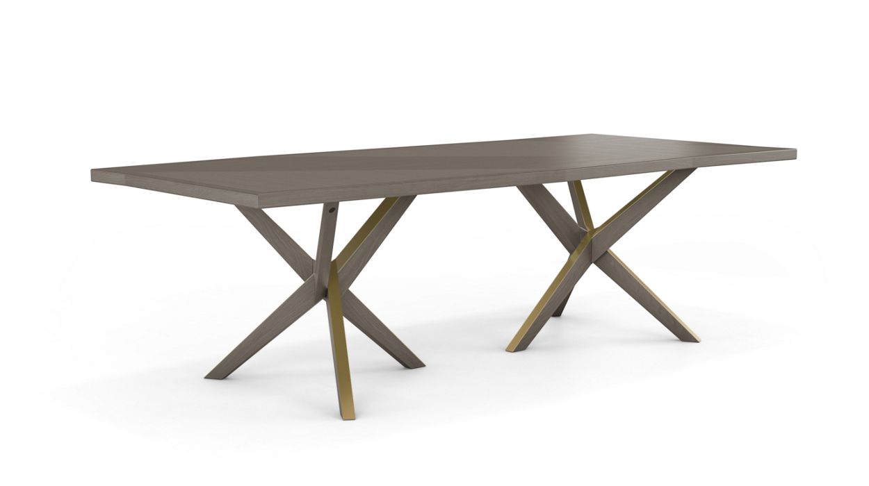 JANE DINING TABLE + BRASS by Roche Bobois