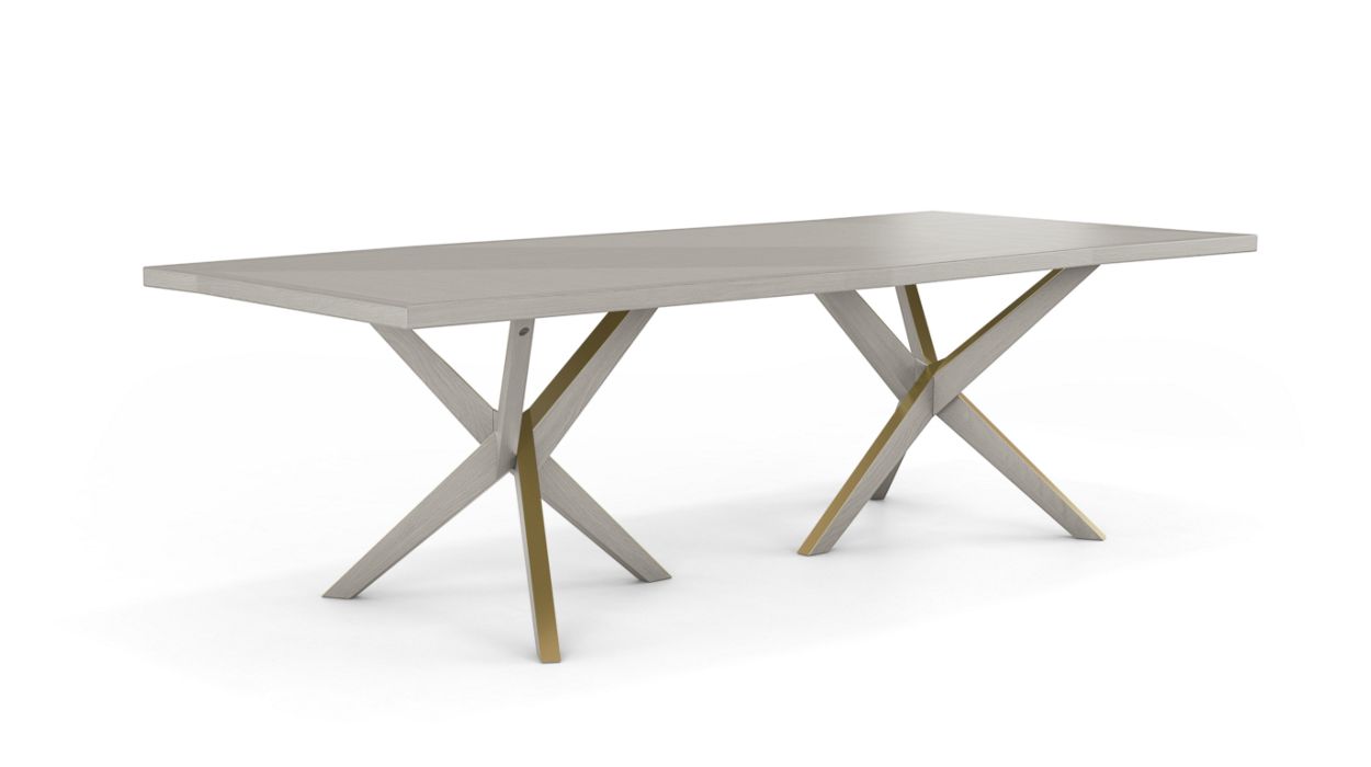JANE DINING TABLE + BRASS by Roche Bobois