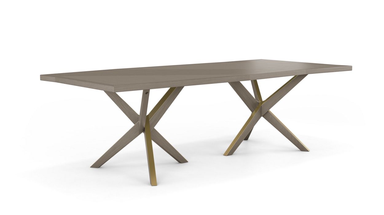 JANE DINING TABLE + BRASS by Roche Bobois