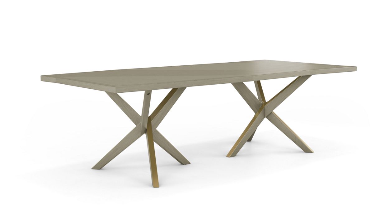 JANE DINING TABLE + BRASS by Roche Bobois