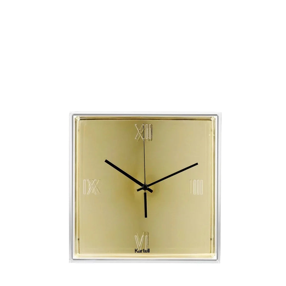 [Overseas Stock] TIC&TAC METAL Wall Clock - Gold