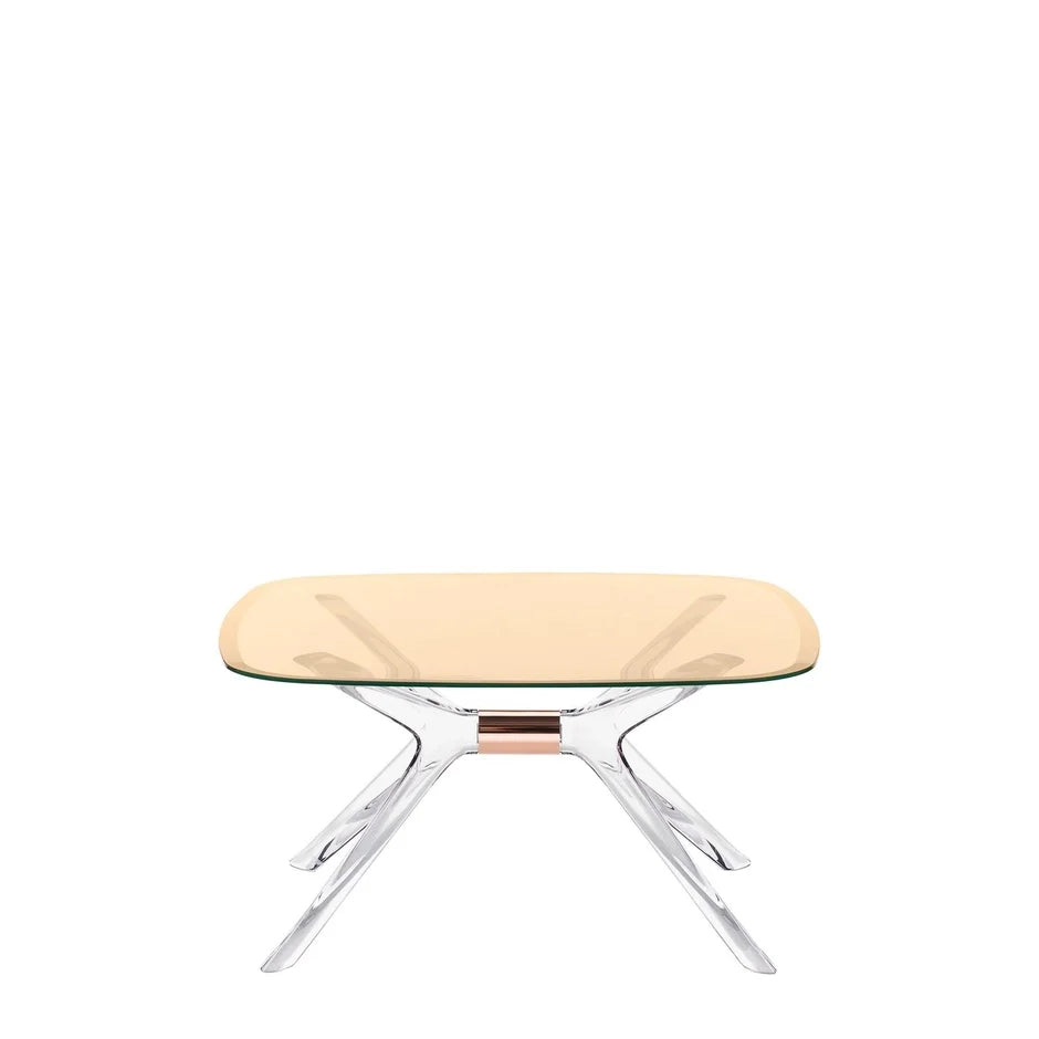 Blast Square Coffee Table by Kartell #BRONZE / CRYSTAL BRONZE DETAIL