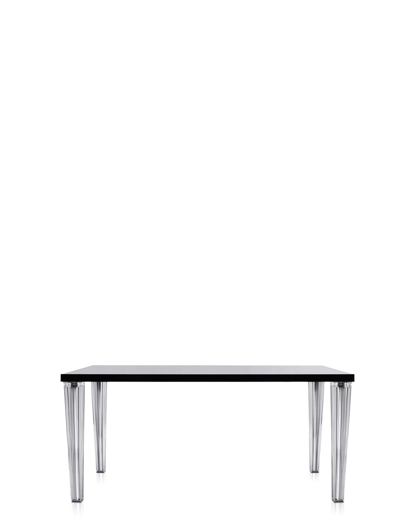 Top Top Glass Table by Kartell #BLACK/160x80 cm/