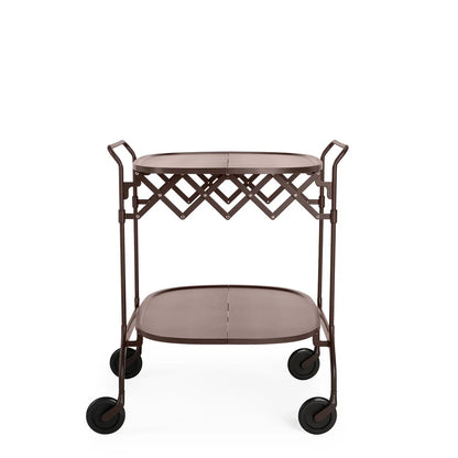 Gastone Trolley by Kartell #MAT PLUM / MAT PLUM
