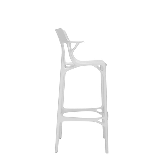 A.I. Bar Chair (Recycled) by Kartell #WHITE / 75 cm