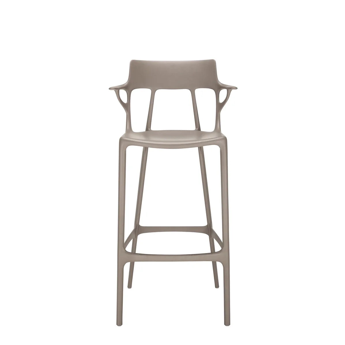 A.I. Bar Chair (Recycled) by Kartell #GREY / 75 cm