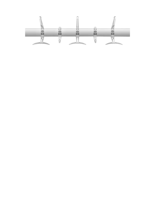 Hanger Wall Hook 60 CM by Kartell #CRYSTAL
