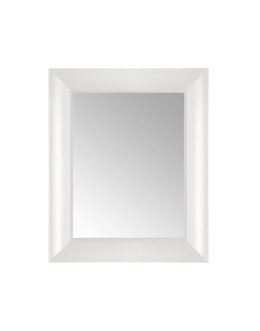 Francois Ghost Wall Mirror by Kartell #GLOSSY WHITE/79 cm x 65 cm/