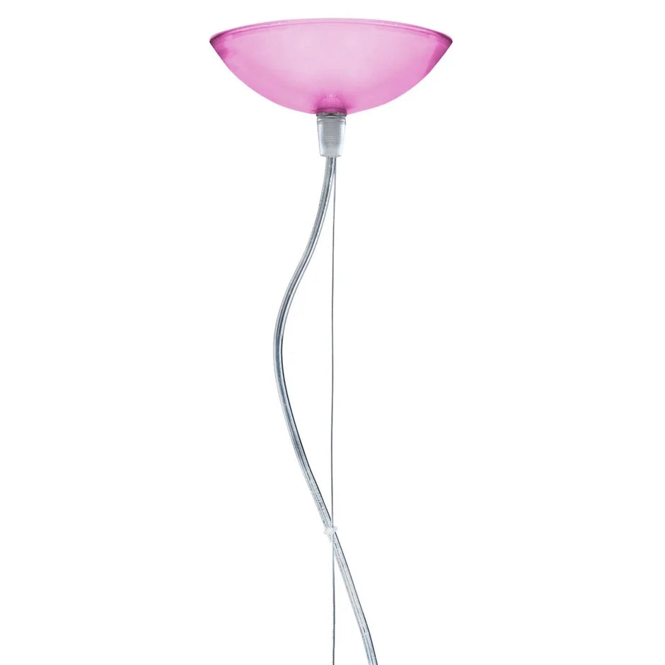 Fl/Y Pendant Lamp by Kartell #TRANSPARENT/CARDINAL RED