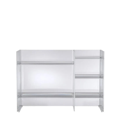 Sound-Rack multi-purpose shelving system by Kartell #CRYSTAL