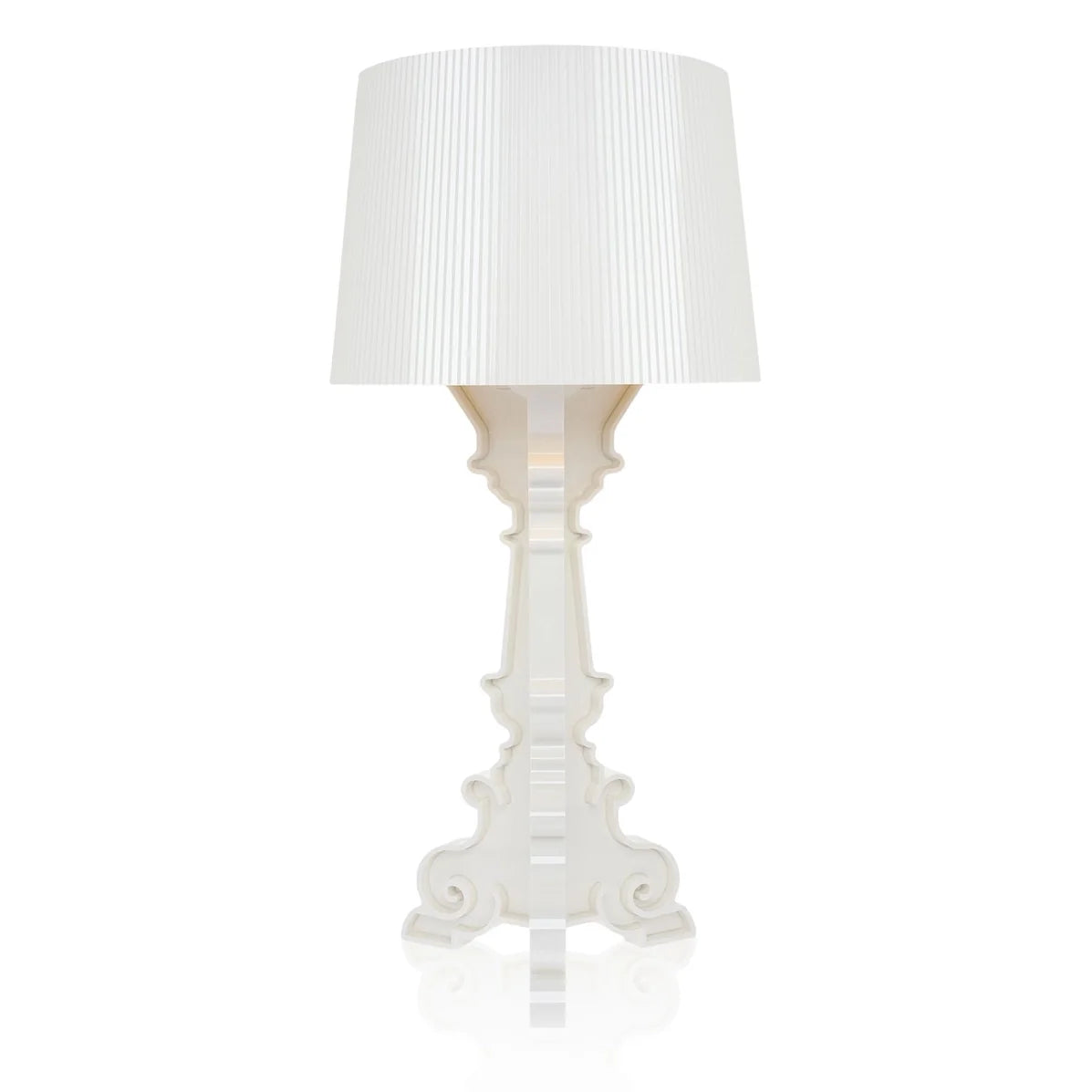 Bourgie Table Lamp by Kartell #MAT/WHITE/GOLD