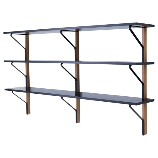 Artek Kaari Wall Shelf REB 008 — oak//black laminate